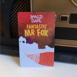 NWOT YOTO Card - Fantastic Mr Fox - Audio Stories - DAHL Sold Out HTF